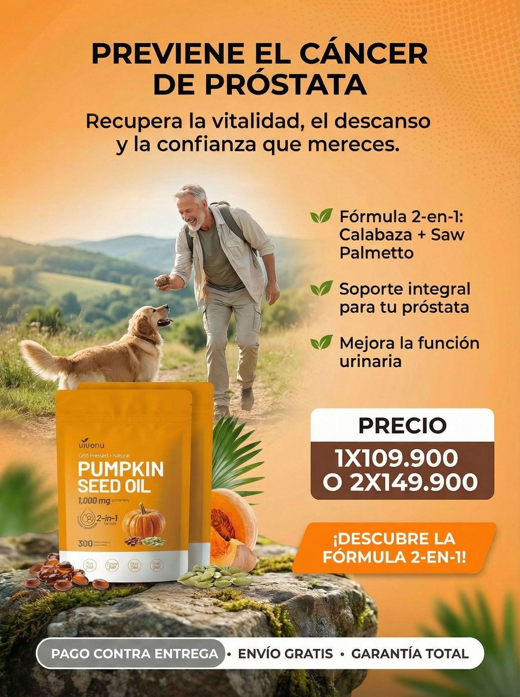 ACEITE DE SEMILLA DE CALABAZA X 120 Caps